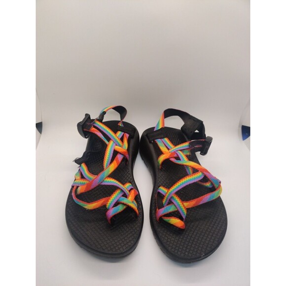Chaco Women's Sandal Sz 7 Rainbow Toe Strap Adjustable - Picture 2 of 14